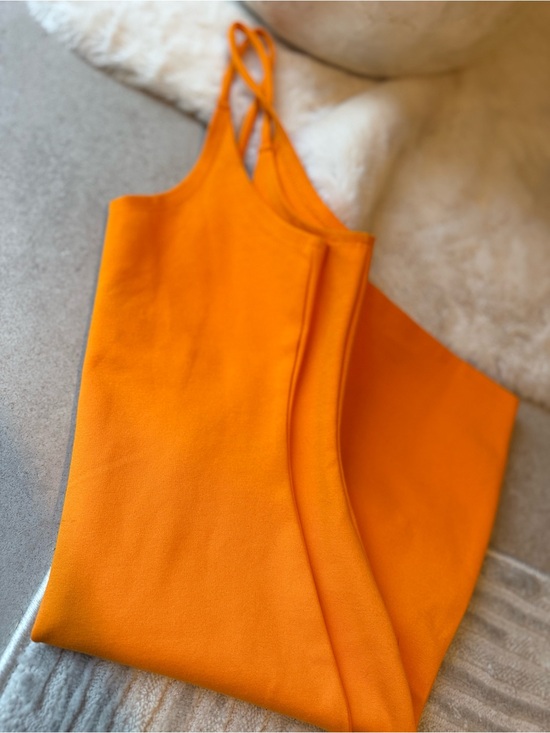 AKIRA Dresses & Skirts - AKIRA Bright Orange Strappy Mini Dress